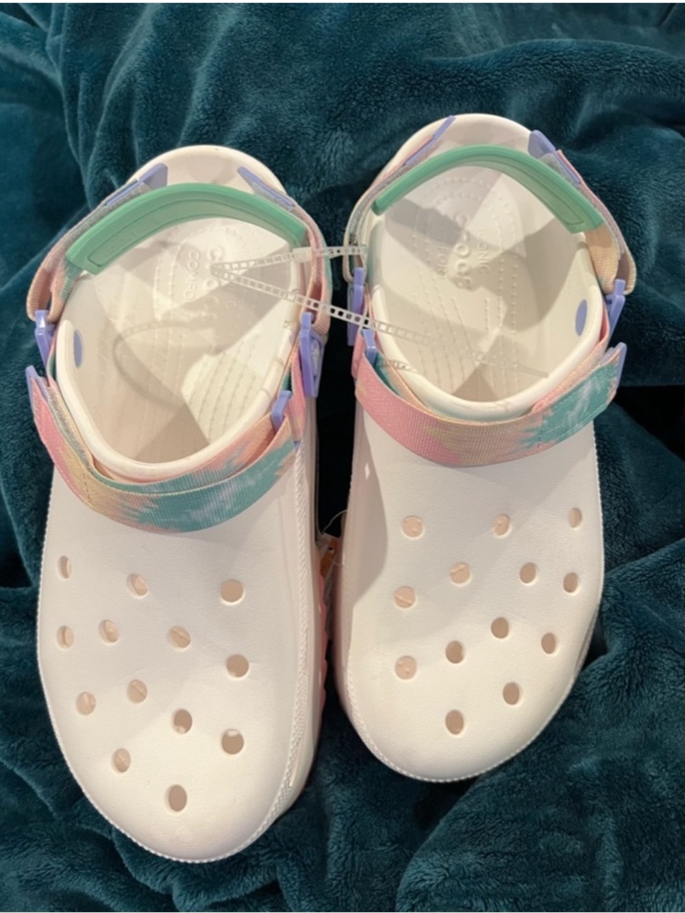 CROCS Adult Platform NWT Classic Hiker Ombre Platform Clogs, Size M 12/ W 13